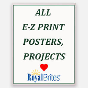 All E-Z PRINT POSTERS, PROJECTS